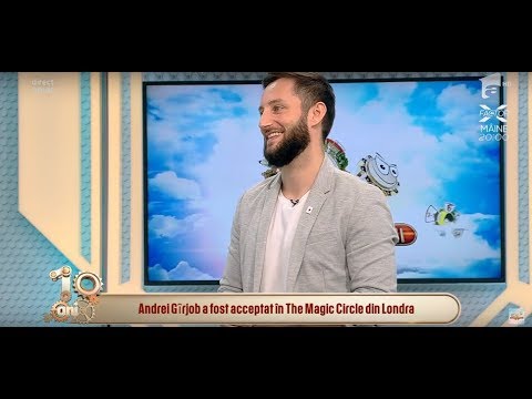 Andrei Gîrjob face cel mai tare truc cu cărți! Magicianul a fost acceptat în