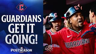 FULL 1st INNING: Guardians take early lead in ALDS Game 2 | MLB Highlights screenshot 2