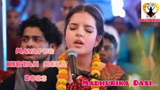 Video thumbnail of "Madhurika Dasi Kirtan|Mayapur Kirtan Mela 5th Day-2023...Sweet Voice..💛"