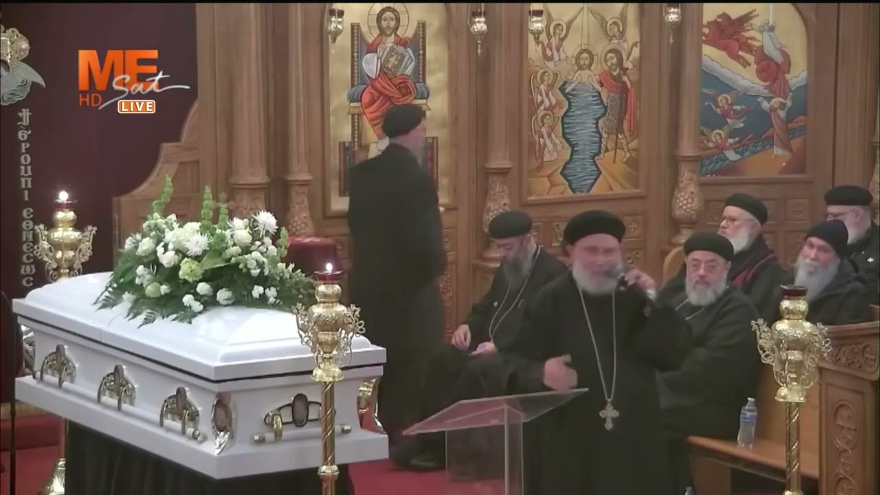 كلمة القمص بسنتي عبد المسيح | في صلاة جناز القمص تكلا عزمي، شيخ كهنة كنائس الأرشيديوسس بسياتل.