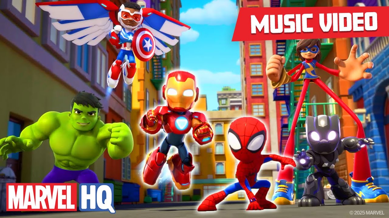 "Team-Up!" Song Extended Music Video 👊 🎶 | Spidey and Iron Man: Avengers Team-Up! |