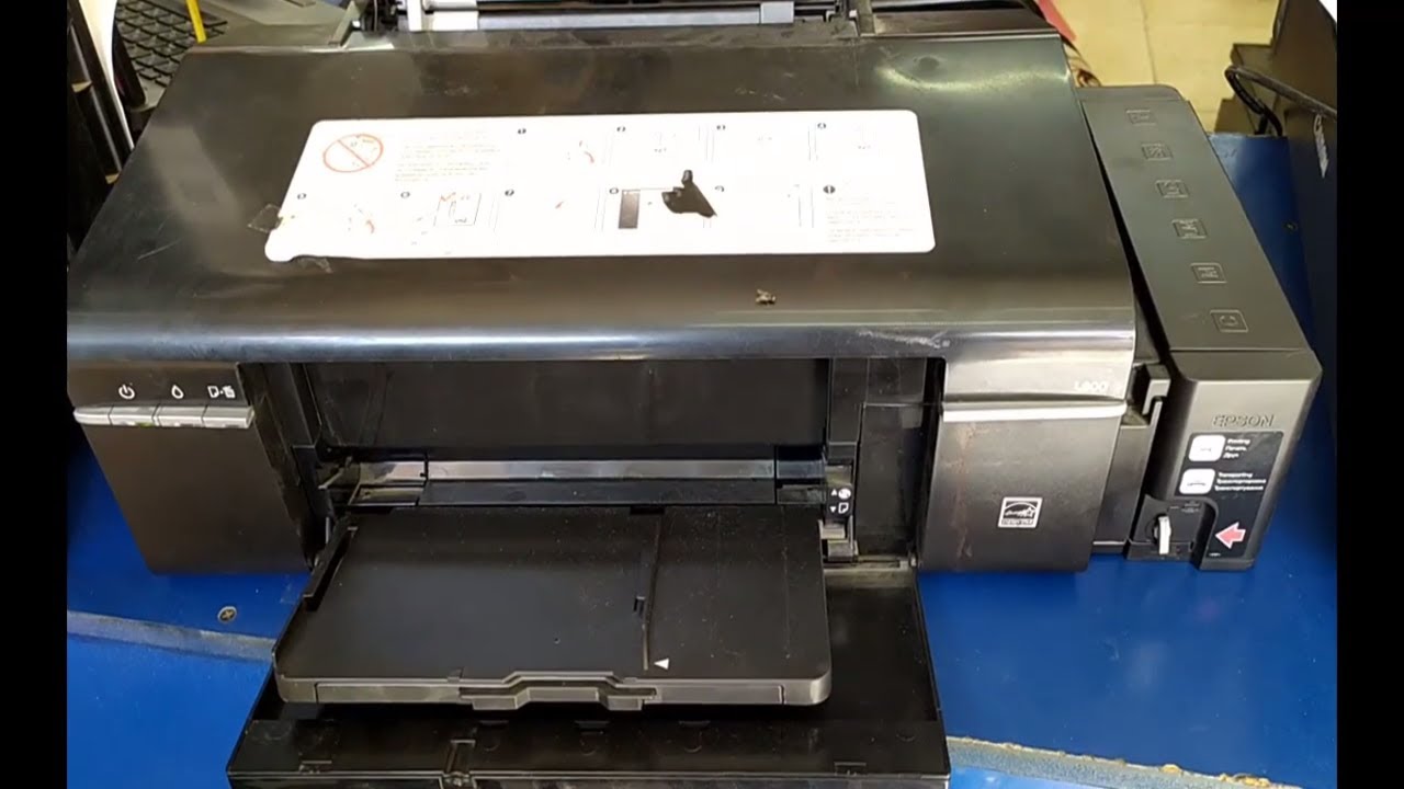  epson  ecotank  l800 head cleaning  YouTube