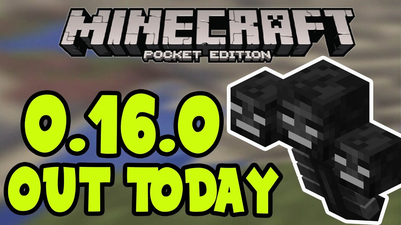 OUT TODAY! MCPE 0.16.0 UPDATE RELEASED TODAY! // Minecraft Pocket ...