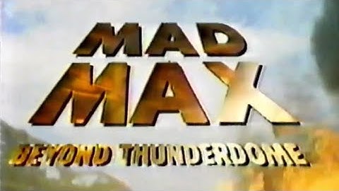 The Making of Mad Max Beyond Thunderdome
