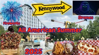 Kennywood All American Summer Food Fireworks Drones Best Theme Park USA