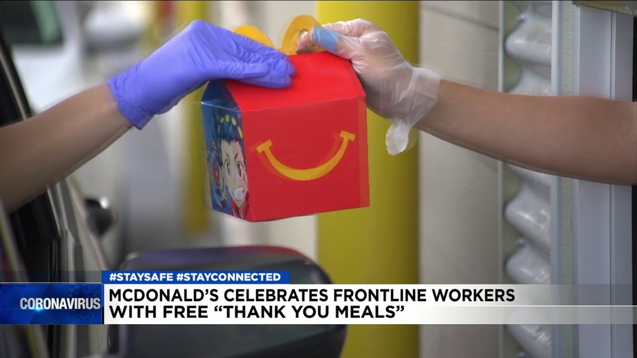 McDonald's celebrates frontline workers with free "Thank You Meals
