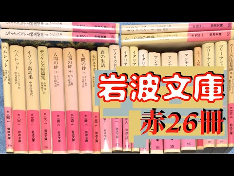 【購入】ブックオフ購入本紹介"奇跡の"100冊①、岩波文庫の赤26冊【純文学・オススメ小説紹介】