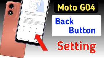 Moto g04 back button setting | Moto g04 me back button kaise lagaye/navigation key setting