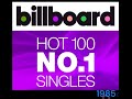 The USA Billboard number ones of 1985 - part 1 (see description below)