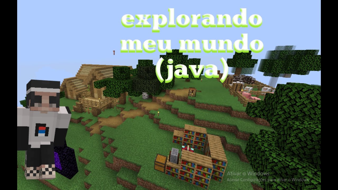 APRESENTANDO MEU MUNDO MINECRAFT (JAVA) - YouTube