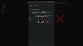 Stop using collectors toList