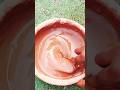 RED clay paste #satisfying #viral #minisatisfying #oddlysatisfying #asmr#entertainment#shorts
