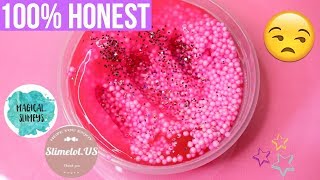 100% Honest Underrated Slime Review Unboxing