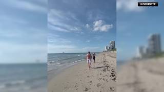 Dramatic Rescue As Pilot Survives Ocean Crash Landing In Florida