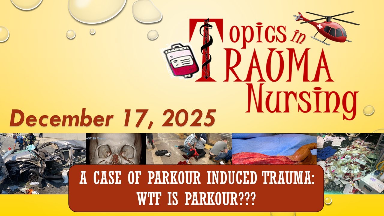 A Case of Parkour Induced Trauma: WTF is Parkour?