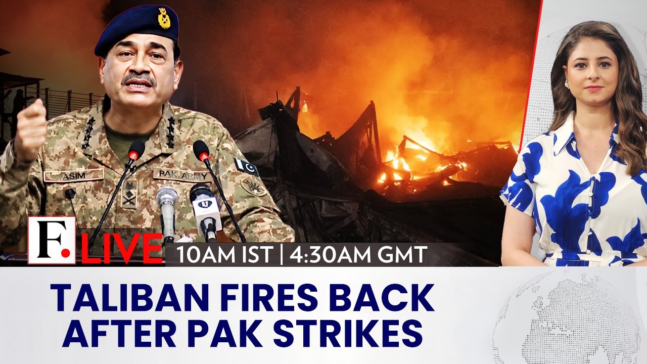 LIVE: Taliban Strikes Pakistan After Air Raids As Border Conflict Escalates | Firstpost Live thumbnail