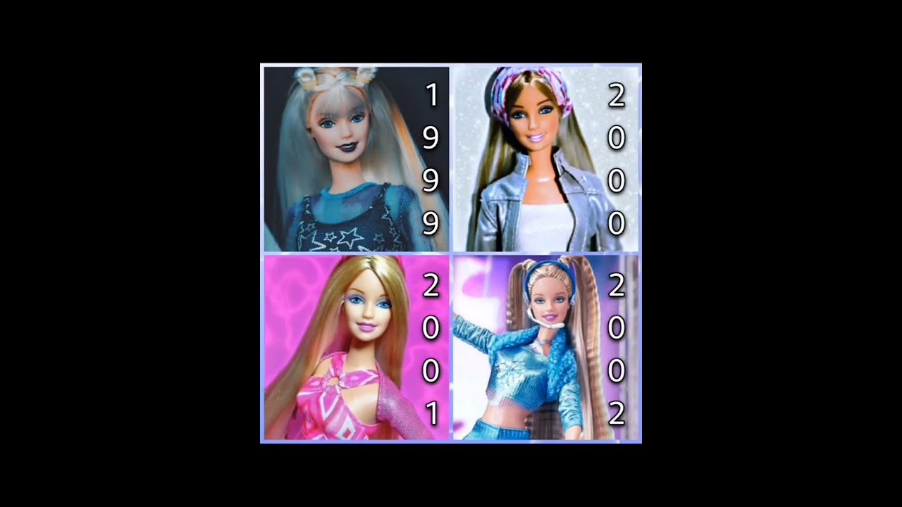 Barbie through the years (1959-2022)