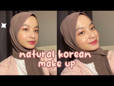 DAILY MAKEUP TERMUDAH ,ALA KOREA ! #makeup #makeuptutorial #hijabcantik #koreanmakeup #daily