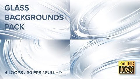 Glass Backgrounds Pack | Motion Graphics - Videohive template