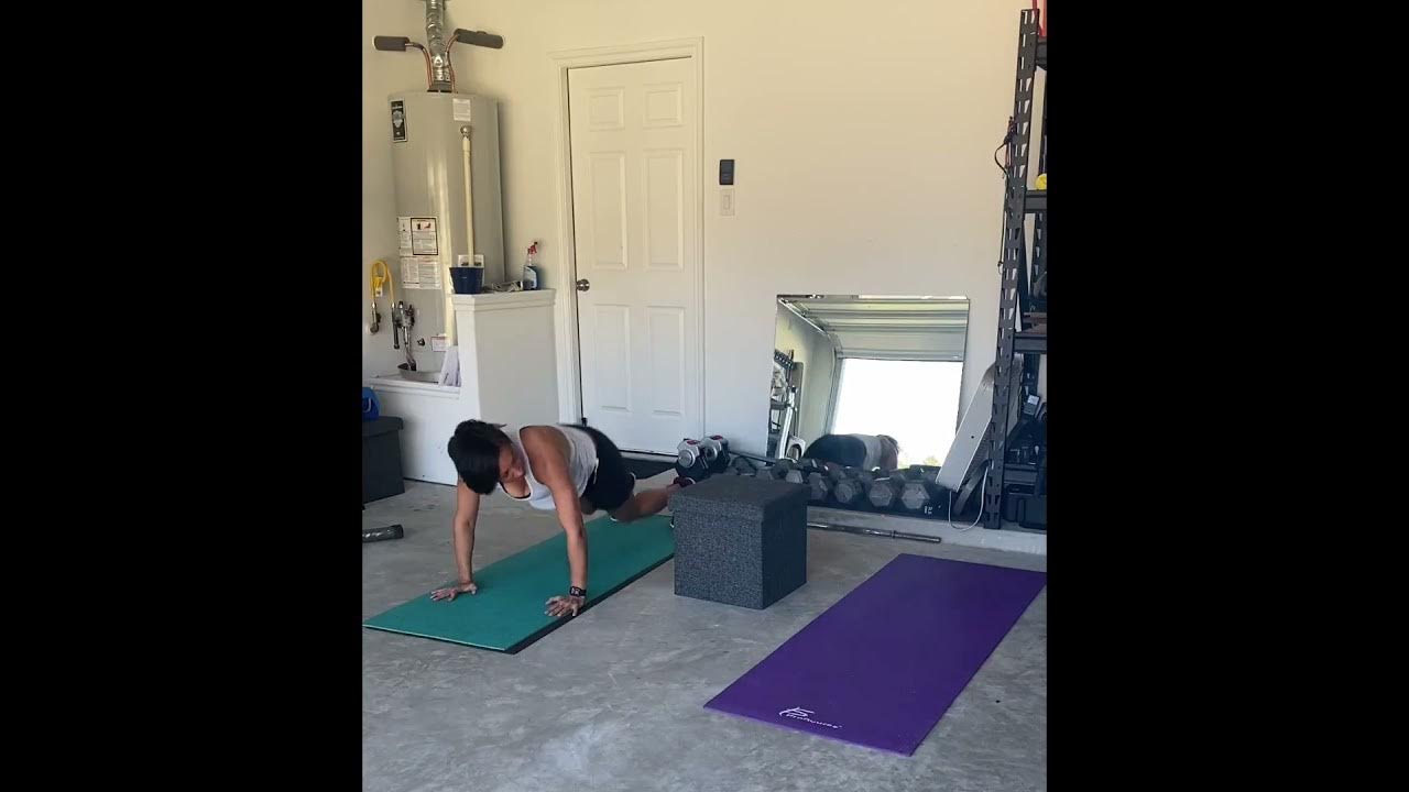 Lateral box jump overs with burpee YouTube