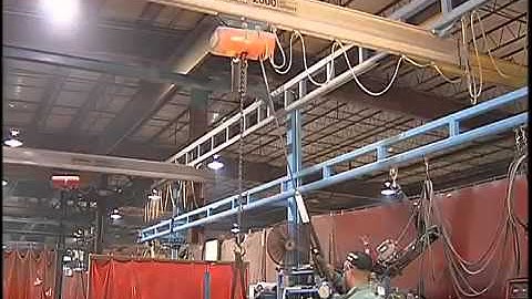 Workstation Bridge Cranes by Gorbel