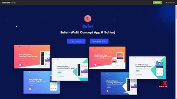 Bufet - Multi Concept Software and App Landing WordPress Theme + RTL