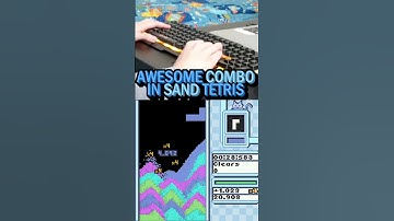 Awesome Combo in Sand Tetris #shorts #tetris