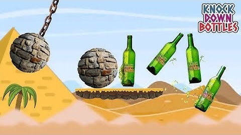 Knock down bottles level 49 and 65 (Android Game)