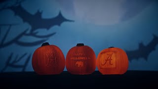Laser Cutting Pumpkins at The Cube | The University of Alabama