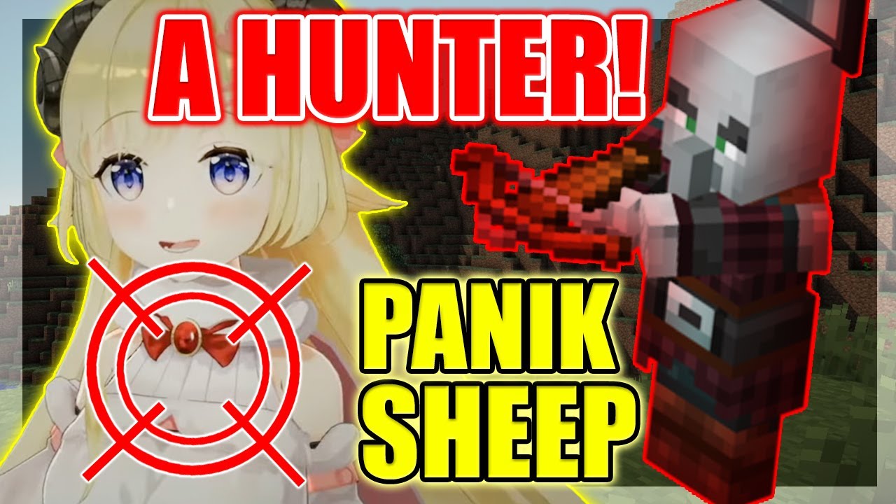 【ENG Sub】Watame Asks Chat Something, Gets HUNTED - Minecraft【Hololive】