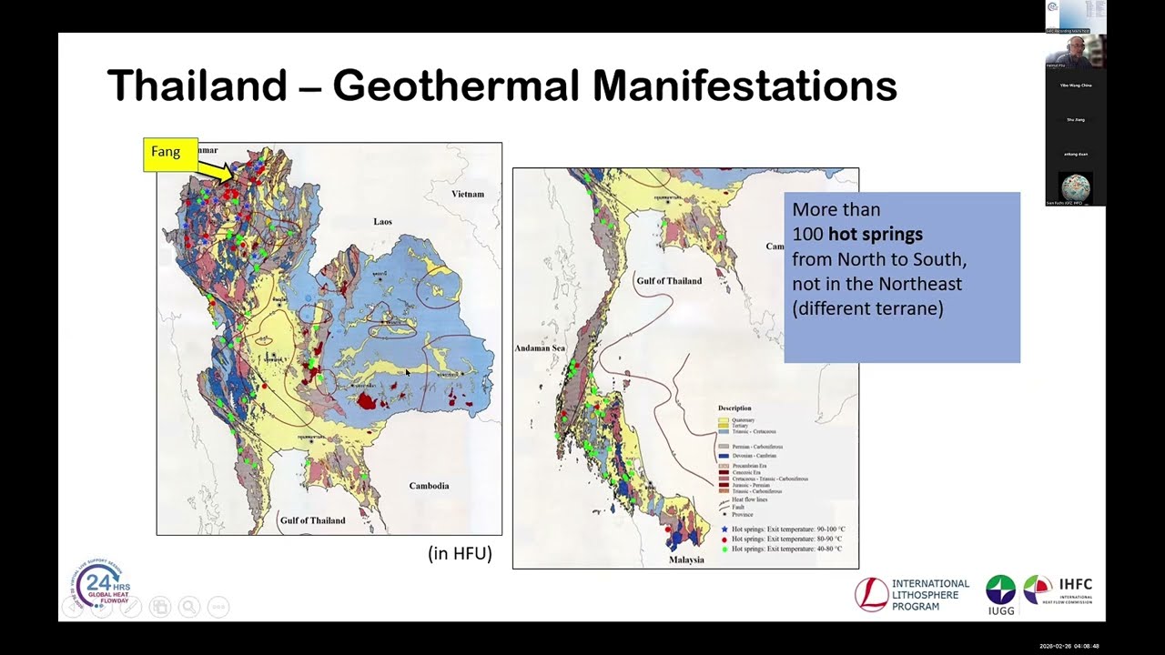 Helmut Duerrast [ Thailand’s non-volcanic geothermal resoruces ] - Global Heat Flow Day 2026