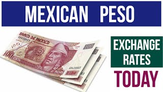 Mexican Peso Rates Today Usdmxn 14 May 2024Mexican Peso Stronger Mexican Peso Vs Dollar