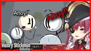 【HOLOLIVE】Marine Senchou meet her Ahoy friend!【EngSub】