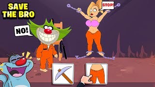 Oggy Escaping Prison With Jack In Save The Bro Rock Indian Gamer