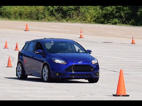 Autocross In My Focus ST! - Onboard Video - North Hills Auto Cross 9/4