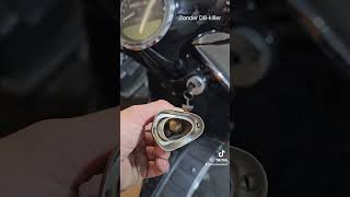 Gy6 150cc exhaust: stock / with DB-killer / without  DB-killer
