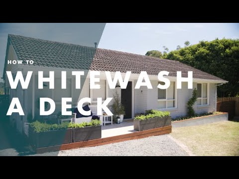 How To Whitewash A Deck | Bunnings Warehouse - YouTube