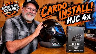 Cardo Bluetooth Communicator HJC 4x Install and Test!