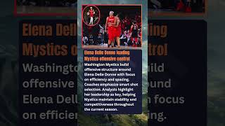 Elena Delle Donne leading Mystics offensive control Washington Mystics build offensive structure