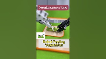 Robotic Peeling of A Cucumber #peeling #vegetables