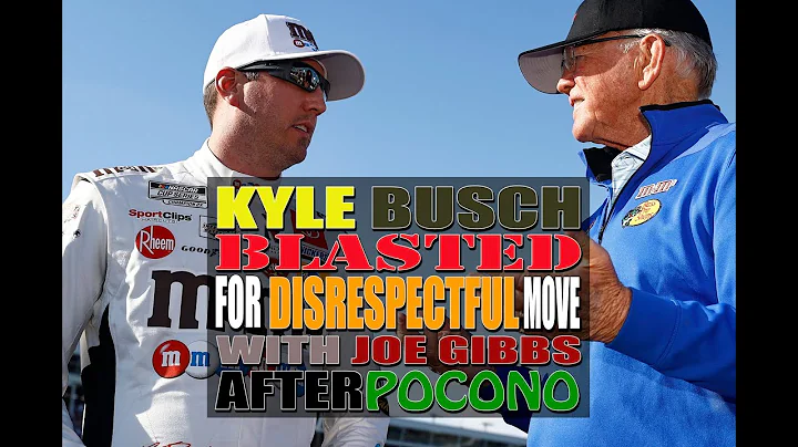 Kyle Busch Blasted for Disrespectful Move With Joe...