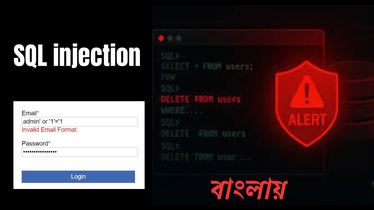 SQL Injection (SQLi) Basics in Bangla | Ethical hacking for beginners ...