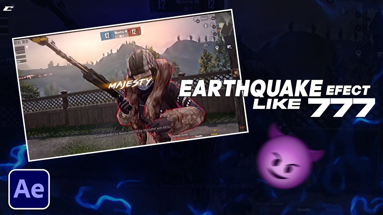 How to add Earthquake Effect Like 777 | After Effect | VERY EASY