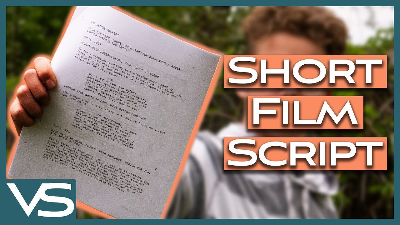 Script in films. Short script