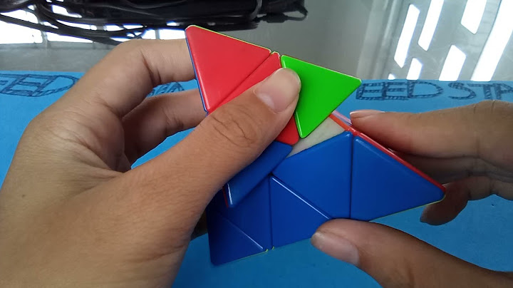 Hướng dẫn giải pyraminx kim tự tháp đơn giản nhất