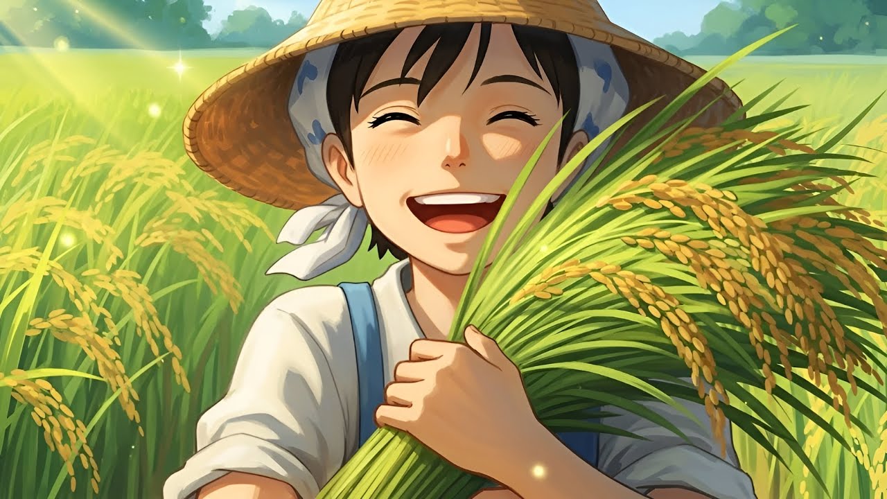 Peaceful Rural Life 🌿 Relaxing Music with Cozy Animated Scenery | Study, Sleep, Calm