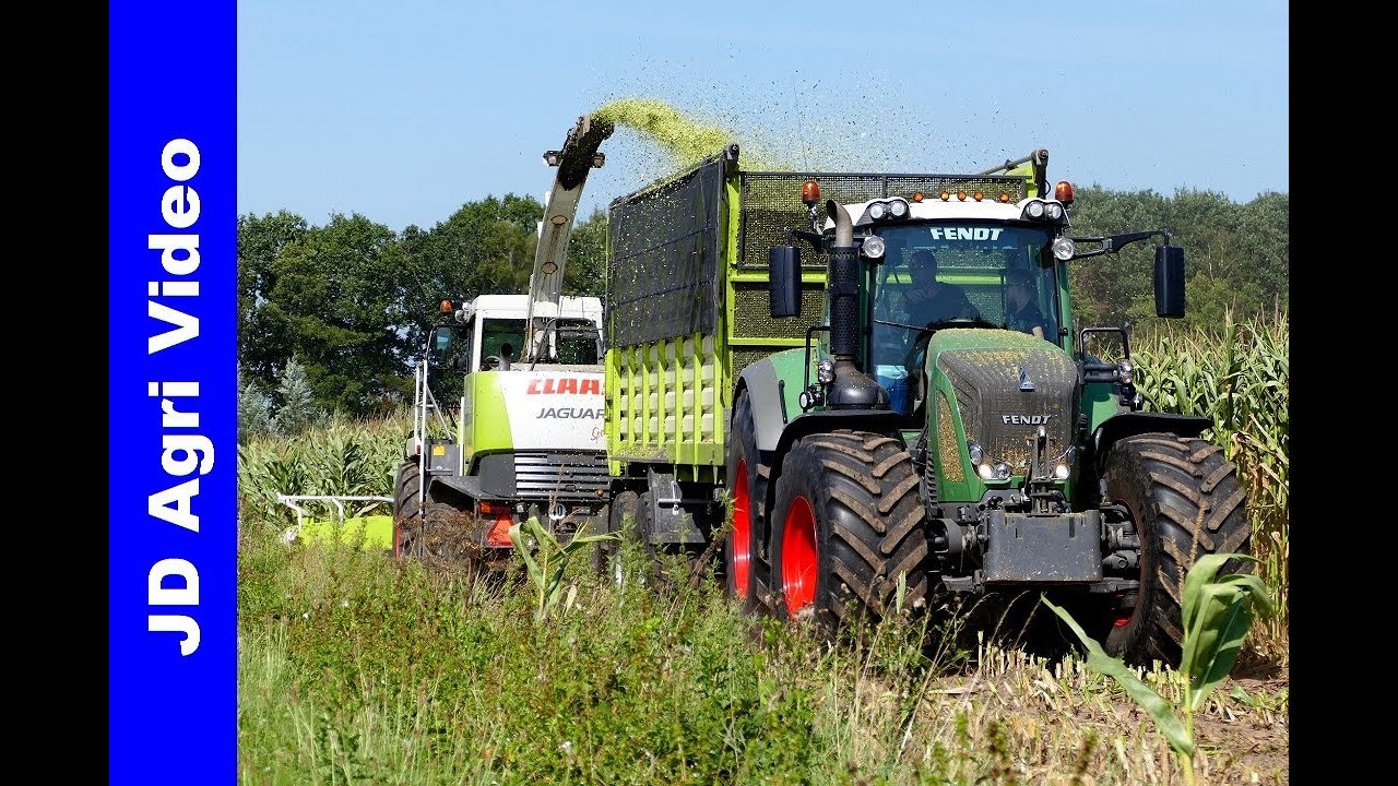 Maishakselen 2019 | Claas + Fendt 939 + Doosan | Harvesting maize | van Spijkeren | Maishäckseln