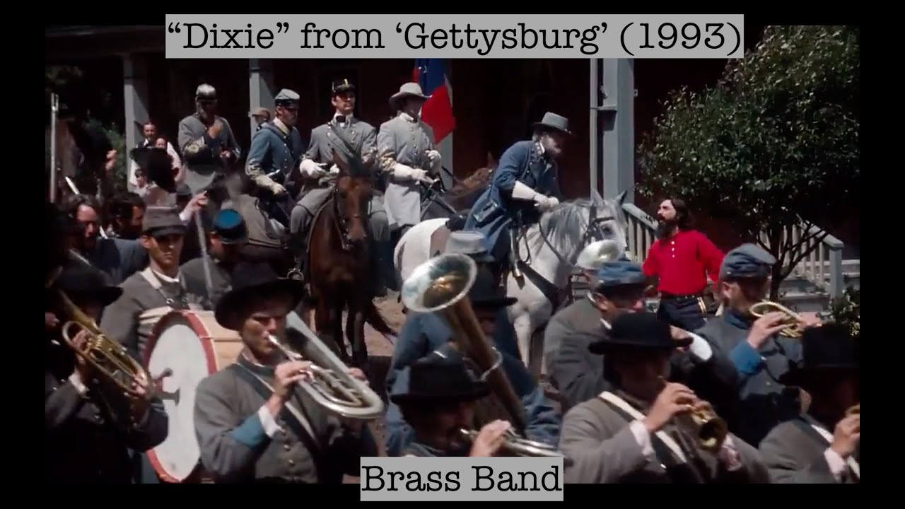 "Dixie" from 'Gettysburg' (1993) - Brass Band Scene