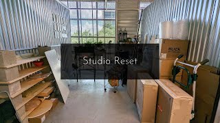 Storage Unit Studio Update - Art Studio Organization