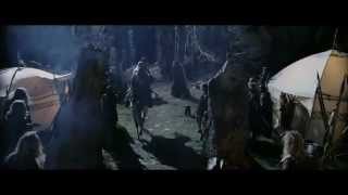LOTR The Return Of The King - Aragorn, Legolas and Gimli go to the Dimholt